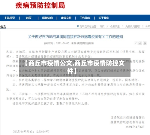 【商丘市疫情公文,商丘市疫情防控文件】-第3张图片